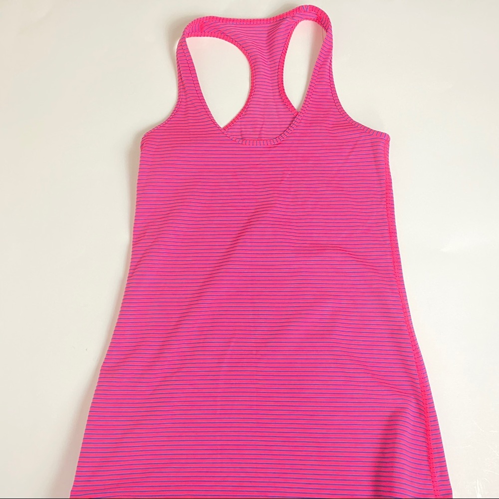 Lululemon Striped Racerback Tank Top